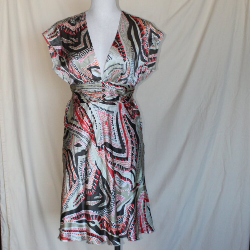 Single Dress Vibrant Abstract Pattern